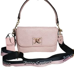 Juicy Couture dust blush charmed I'm sure crossbody purse